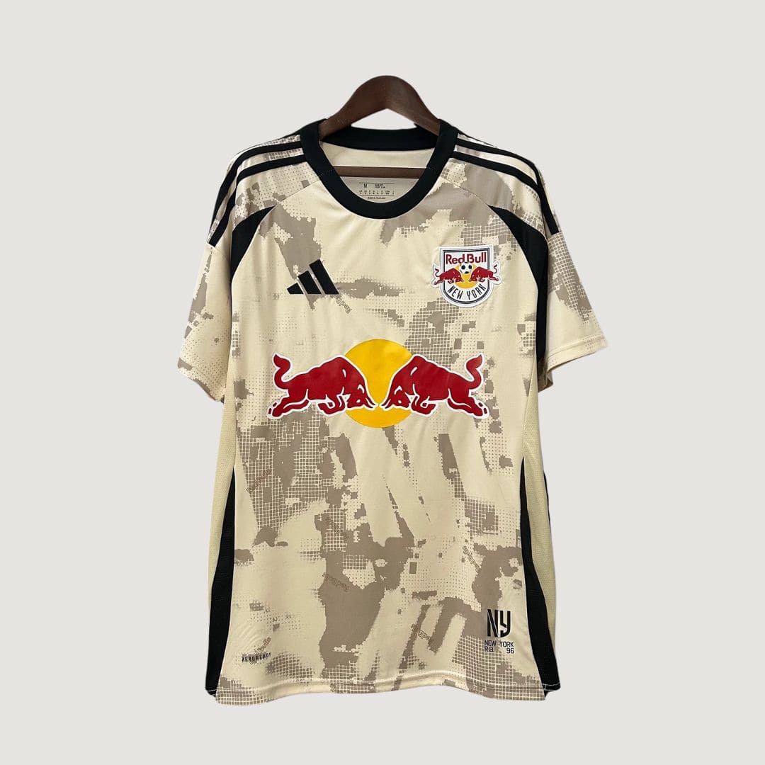 New York Red Bulls – Maillot Extérieur 2025/2026 – Beige