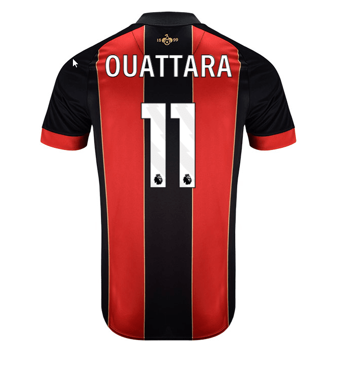 Bournemouth FC Home Jersey 24/25 - Custom Printing