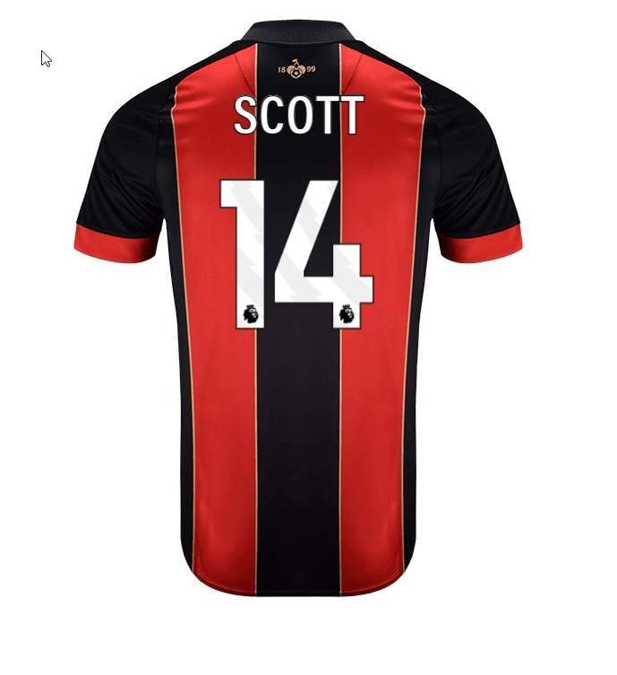 Bournemouth FC Home Jersey 24/25 - Custom Printing