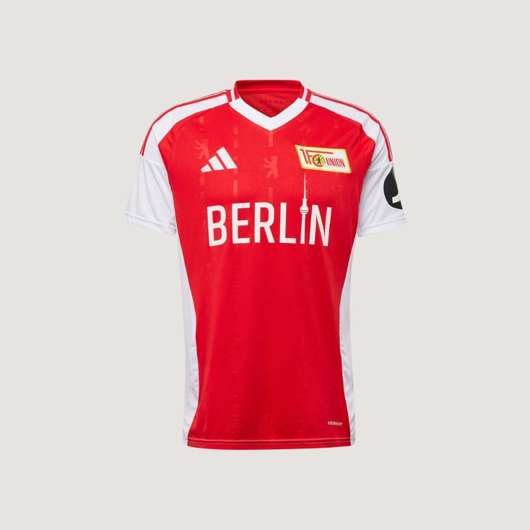 Union Berlin - Maillot domicile 24-25 - Rouge, Blanc