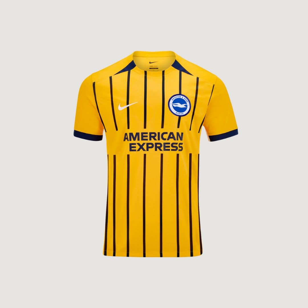 Brighton - Maillot Extérieur 24/25 - Jaune, Noir