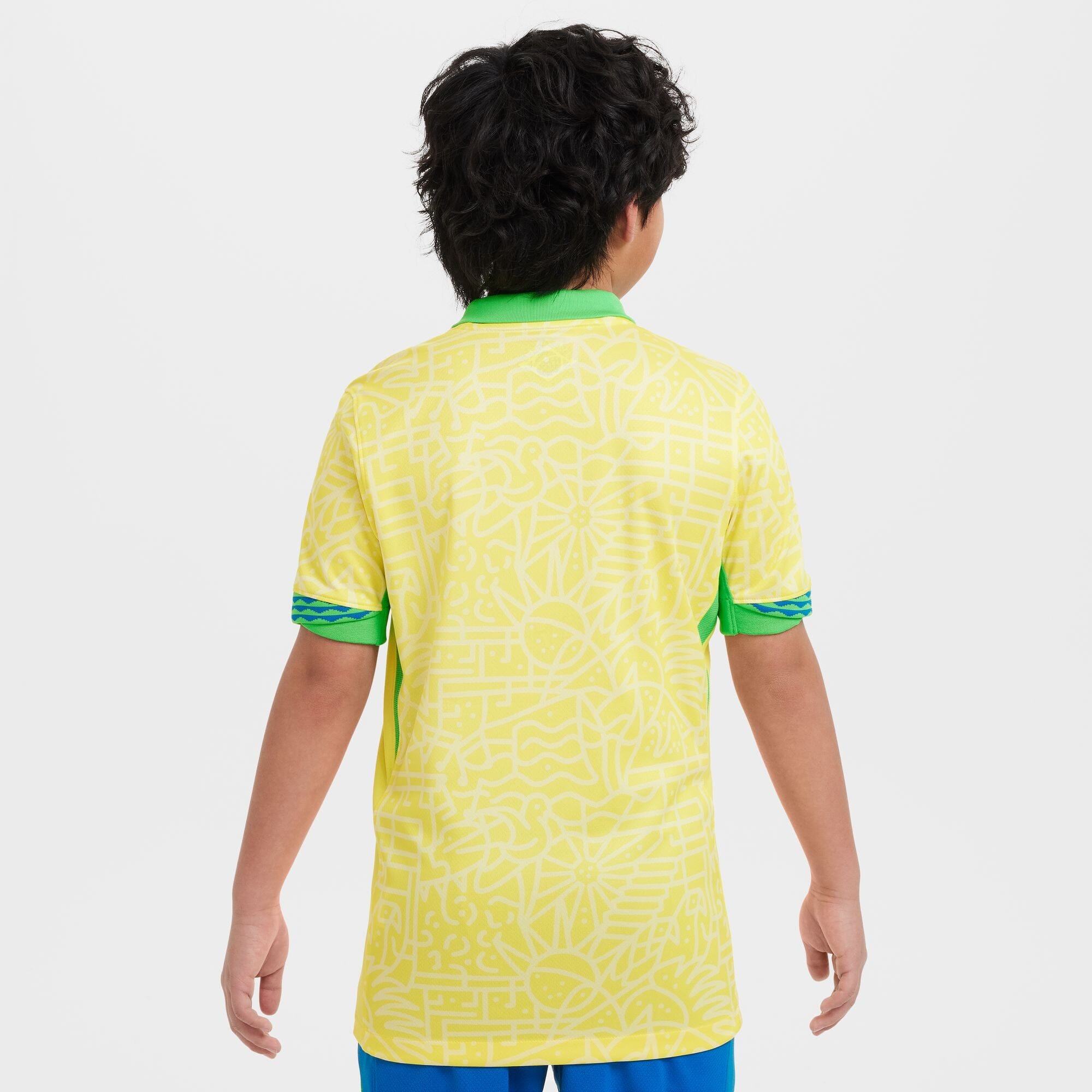 Brazil 2024 Home Youth Jersey (FJ4409-706)