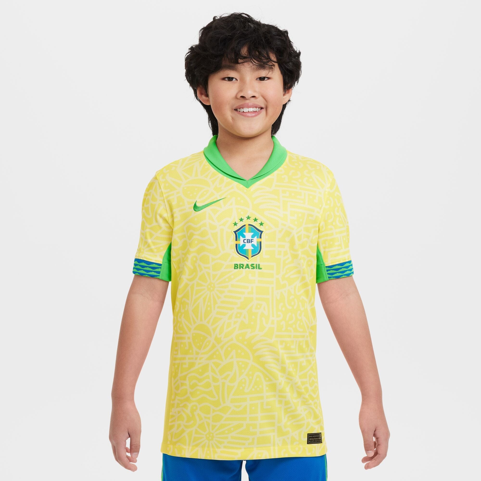Brazil 2024 Home Youth Jersey (FJ4409-706)